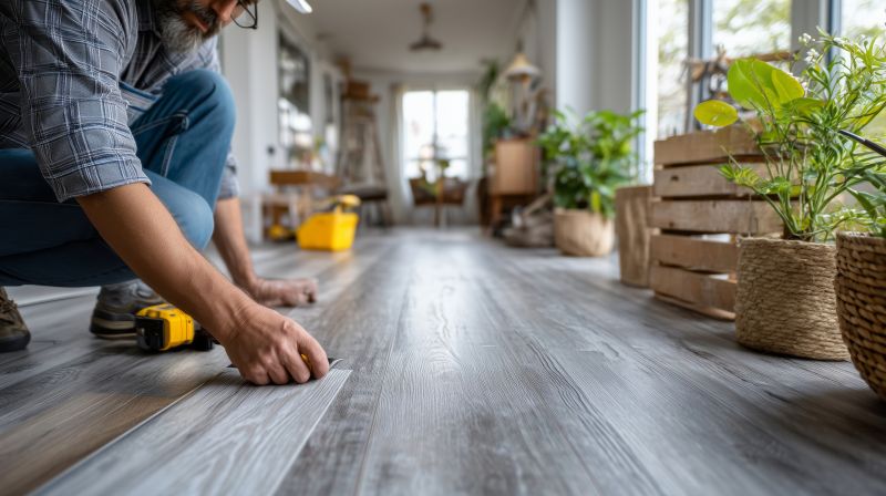 Bathroom with Vinyl Flooring